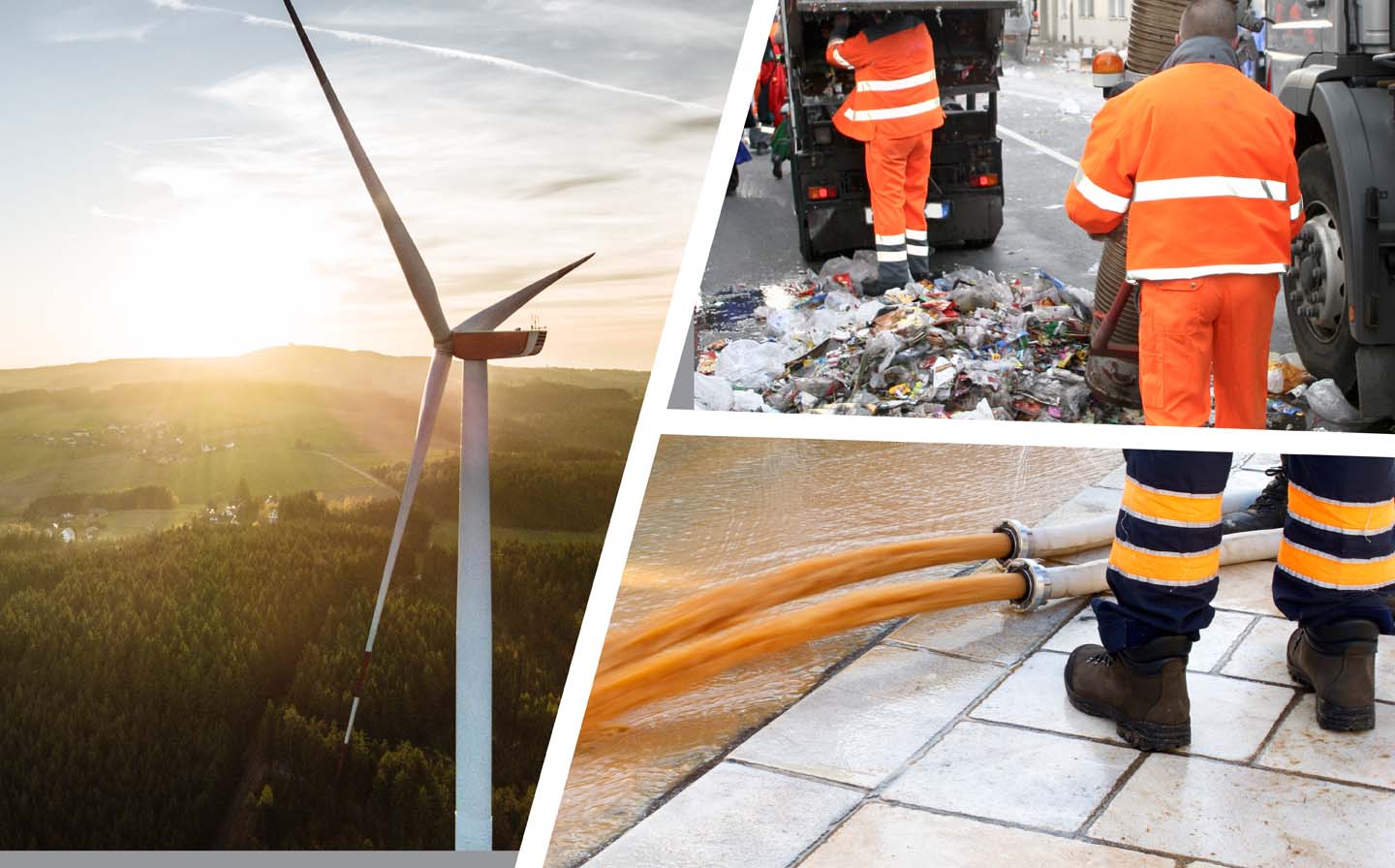 Erstklassige Schläuche für die Energie- und Abfallwirtschaft